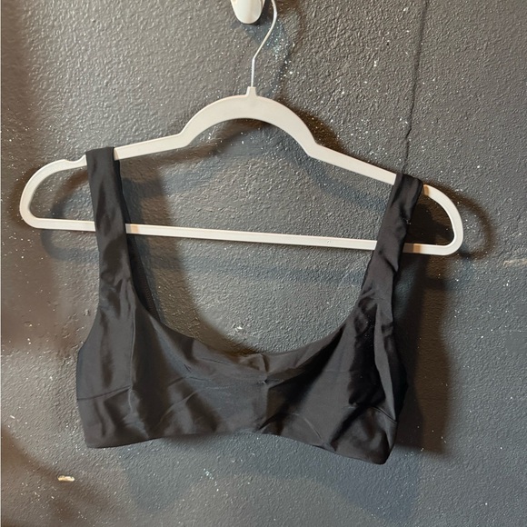 aerie Other - Aerie Black Scoop Neck Bikini Top
